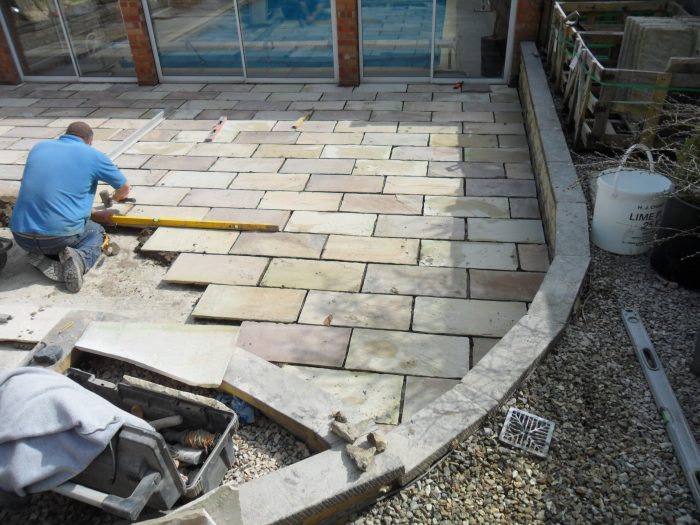 Patio Laying