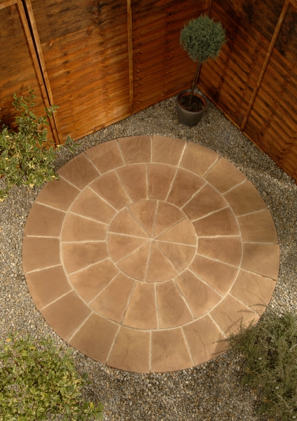 Rutland Circle Patio Slabs